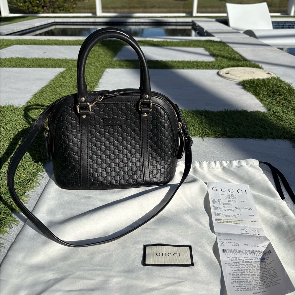 Gucci Black Quilted Satchel - Picture 1 of 5